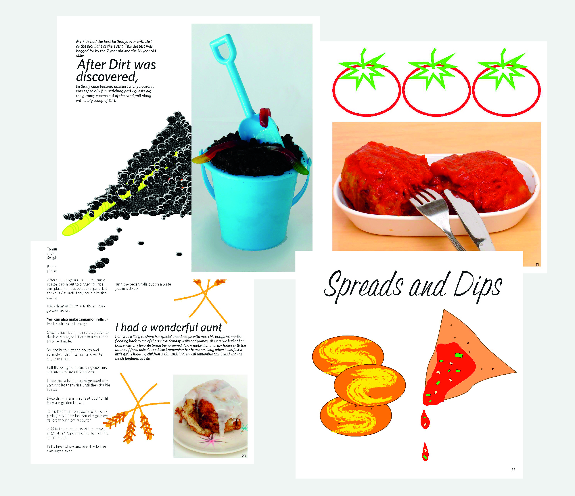 Food I Like Cookbook Sample Pages https://www.bookemon.com/book-profile/food-like/631509