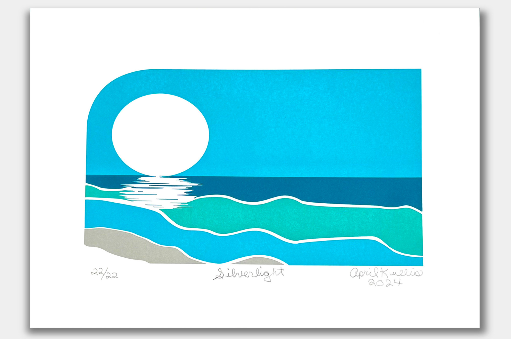 Exclusive Silverlight Letterpress Print available at https://www.aprilkullis.com/print.html